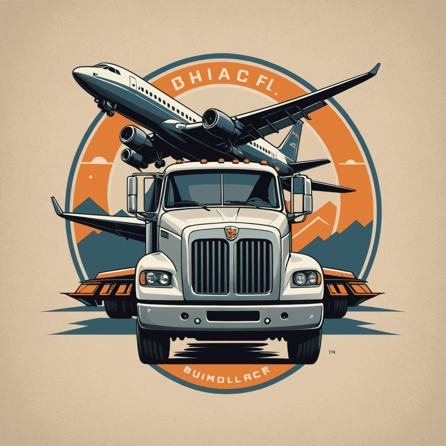 BumoLacer logo featuring a stylized truck or airplane symbolizing fast and reliable delivery