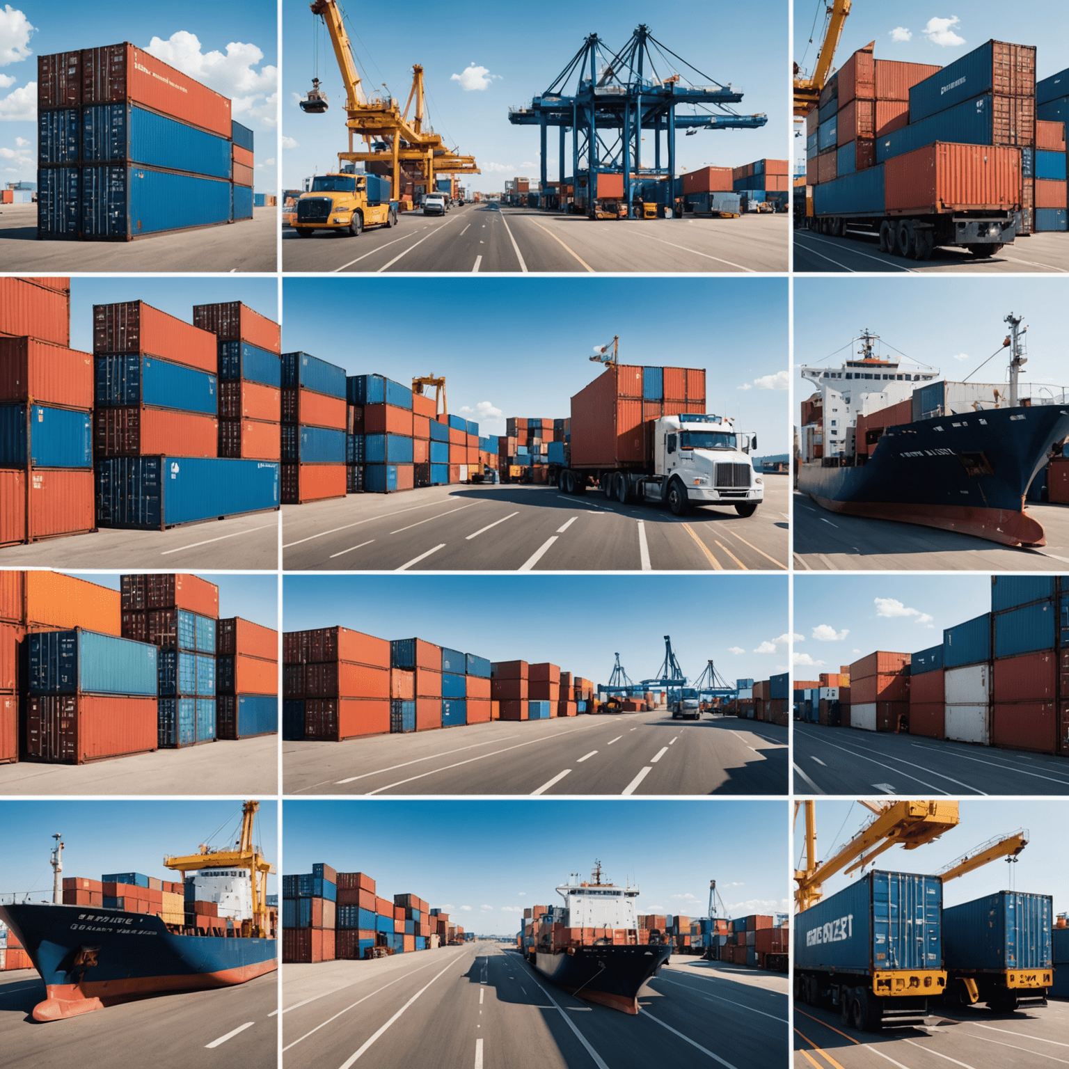 A collage showing various international customs checkpoints, shipping containers, and officials inspecting cargo. The image emphasizes the global nature of import regulations.